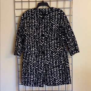 Talbots Print Coat